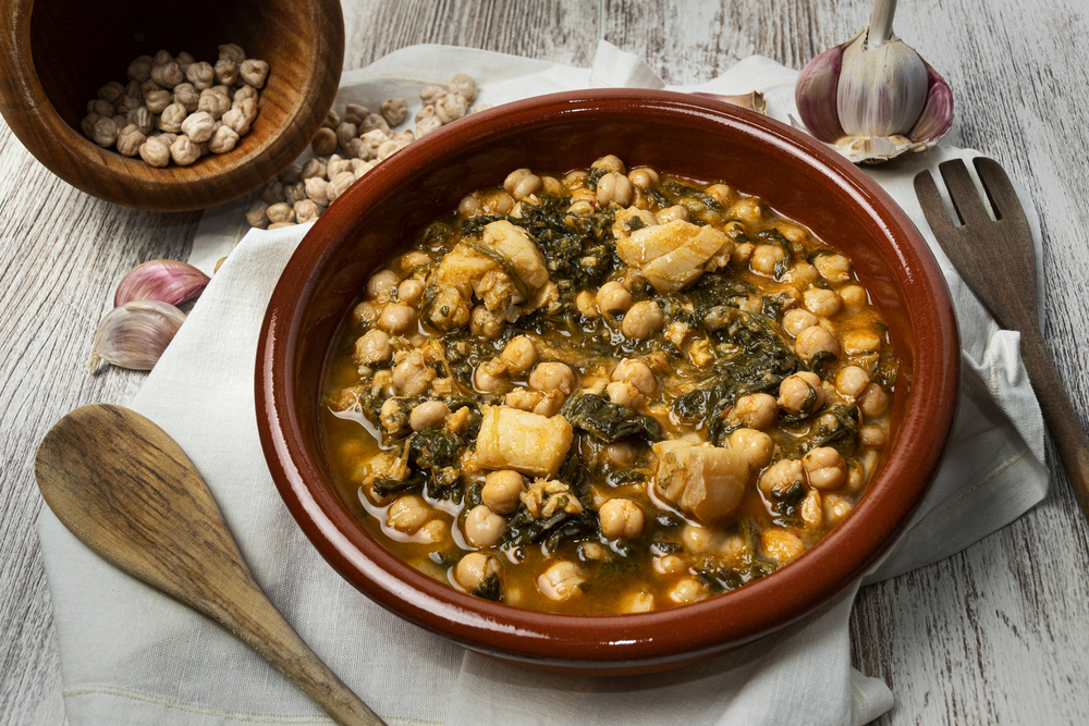 Potaje de Garbanzos con Bacalao